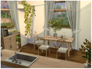 Sims 4 — FarmHouse Kitchen by lotsbymanal — A small cozy farmhouse style kitchen..