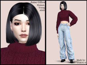 Sims 4 — Anne Gilios by YNRTG-S — All the info about the sim is in the previews. Please don't forget to check the Creator