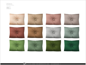 Sims 4 — Ardenn - sofa pillow by Severinka_ — Sofa small pillow with button From the set 'Ardenn living room furniture'