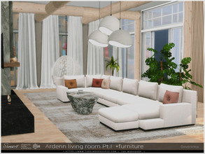 Sims 4 — Ardenn living room Pt.I furniture by Severinka_ — A set of furniture for decorating living room in Modern /