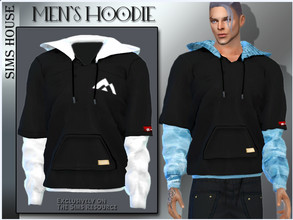 Sims 4 — MEN'S HOODIE by Sims_House — MEN'S HOODIE 10 options. Men's sweatshirt for The Sims 4.