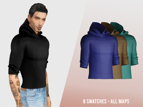 Sims 4 — Male Top No.11 by BeatBBQ — - 8 Colors - All Texture Maps - New Mesh (All LODs) - Custom Thumbnail - HQ