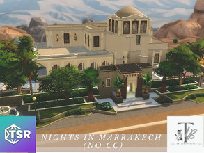 Sims 4 — Nights in Marrakech (no CC) by theladyinblack2 — Peek inside this stunning oriental style home. Here you will
