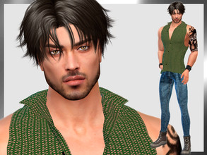Sims 4 — Enea Braschi by DarkWave14 — Download all CC's listed in the Required Tab to have the sim like in the pictures.