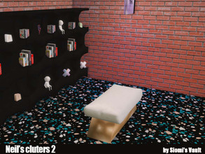 Sims 4 — Neil's Clutters II -Sofa by siomisvault — This is a simple minimalist sofa the style makes it perfect for all