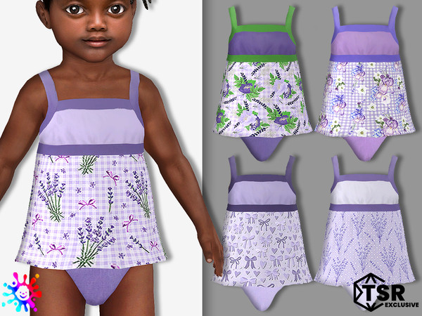 Sims 4 — Toddler Lavender Baby Doll by Pelineldis — Cute baby doll in shades of lavender.