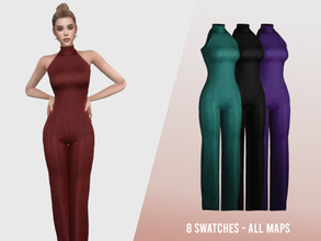 Sims 4 — Jumpsuits No.1 by BeatBBQ — - 8 Colors - All Texture Maps - New Mesh (All LODs) - Custom Thumbnail - HQ