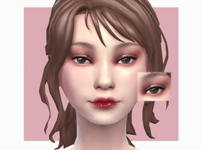 Sims 4 — Neutral Glam Eyeshadow by Sagittariah — base game compatible 5 swatches properly tagged enabled for all occults