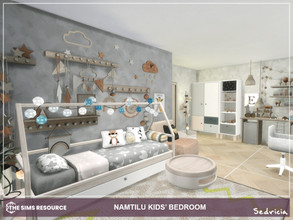 Sims 4 — Namtilu Kids' Bedroom - CC TSR by Sedricia — Please use "bb.moveobjects on" before place the room Room