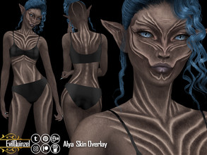 Sims 4 — Alya Skin Overlay by EvilQuinzel — This is the Overlay version of Alya skin. - Skin details category; - Female;