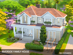 Sims 4 — Riverside Family House by stephanyed — 30x20 lot in Willow Creek (Riverside Roost) Price: $156,790 Traditional