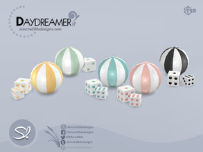 Sims 4 — Daydreamer decor ball and dice by SIMcredible! — by SIMcredibledesigns.com available exclusively at