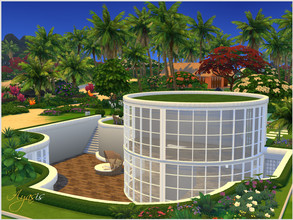 Sims 4 — Aron Villa by ayasis — A calm and peaceful life combined with the mystery of a fragrant garden. good games :)