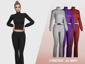 Sims 4 — Outfit No.2 by BeatBBQ — - 8 Colors - All Texture Maps - New Mesh (All LODs) - Custom Thumbnail - HQ Compatible 