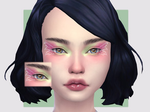 Sims 4 — Spring Fairy Eyeliner by Sagittariah — base game compatible 3 swatches properly tagged enabled for all occults