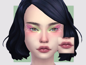 Sims 4 — Spring Fairy Lipgloss by Sagittariah — base game compatible 10 swatches properly tagged enabled for all occults