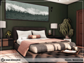Sims 4 — Hazel Bedroom - TSR CC Only by sharon337 — This is a Room Build 5 x 6 Room $12,396 Short Wall Height Please make