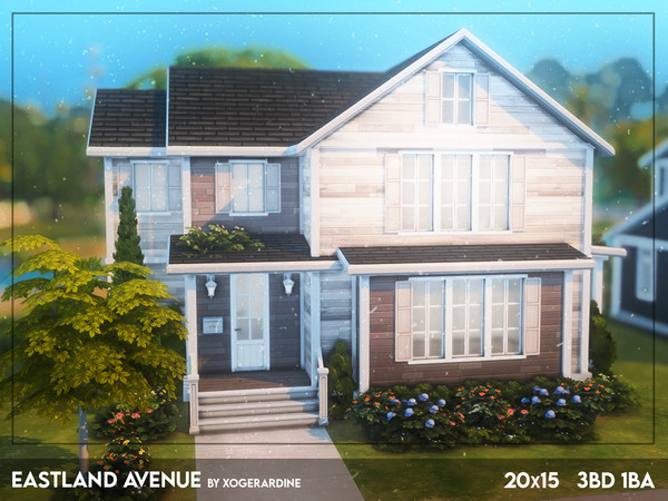 Sims 4 — (Shell) Eastland Avenue (TSR only CC) by xogerardine — Getting ready for new Growing Together EP with some