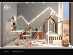 Sims 4 — Bedroom Lien by ung999 — A lovely kidsroom set, it includes the following 10 objects: Bed Single (R) Bed Single
