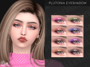 Sims 4 — Plutonia Eyeshadow by Kikuruacchi — - It is suitable for Female and Male. ( Teen to Elder ) - 8 swatches - HQ