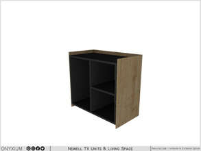 Sims 4 — Newell Wall Cabinet With Shelf by Onyxium — Onyxium@TSR Design Workshop Living Room Collection | Belong To The