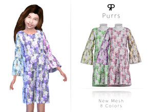 Sims 4 — Purrs by Praft — Praft - Purrs - 8 Colors - New Mesh (All LODs) - All Texture Maps - HQ Compatible - Custom