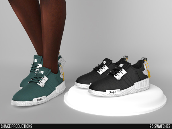 Sims 4 — 997 - Sneakers (Male) by ShakeProductions — Shoes/Sneakers HQ Compatible New Mesh All LODs Handpainted 25 Colors