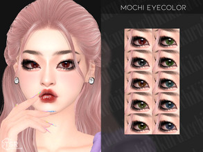 Sims 4 — Mochi Eyecolor by Kikuruacchi — - It is suitable for Female and Male. ( Toddler to Elder ) - 10 swatches - Face