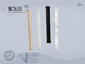Sims 4 — Sollis Column by SIMcredible! — bb.moveobjects cheat required to place it nearby the bar. When buying or