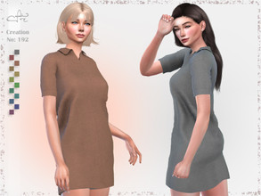 Sims 4 — Creation No: 192 by Asilkan — - 12 Colors - New Mesh (All LODs) - All Texture Maps - HQ Compatible - Custom