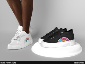 Sims 4 — 999 - Sneakers (Male) by ShakeProductions — Shoes/Sneakers HQ Compatible New Mesh All LODs Handpainted 18 Colors