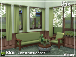 Sims 4 — Blair Construction Set Part 2 by Mutske — This set is inspired on an English cottage, it it contemporary yet
