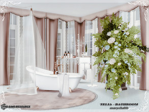Sims 4 — TELIA - Bathroom by marychabb — I present a room - Bathroom , that is fully equipped. Tested. Cost: 14,805$