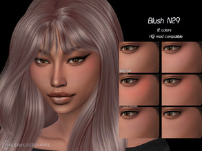 Sims 4 — Blush N29 by qLayla — ~ Previews were made using HQ Mod ~ - base game compatible. - HQ mod compatible. - allowed
