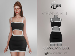 Sims 4 — Viviana Set by Joan_Campbell_Beauty_ — 4 swatches Custom thumbnail Original mesh 