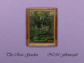 Sims 4 — The Rose Garden by nmflowergirl — Come sit with me in the rose garden and tell me stories of your life. Artwork