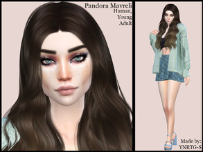 Sims 4 — Pandora Mavreli by YNRTG-S — All the info about the sim is in the previews. Please don't forget to check the