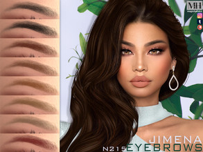 Sims 4 — Jimena Eyebrows N215 by MagicHand — Natural brows in 13 colors - HQ Compatible. Preview - CAS thumbnail Pictures