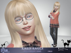 Sims 4 — Karin Hagen by Merit_Selket — Karin is a creativ kid who loves to be outdoors Karin Hagen Child creative Prodigy