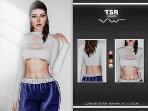 Sims 4 — CLOTHES SET-315 (TOP) BD899 by busra-tr — 10 colors Adult-Elder-Teen-Young Adult For Female Custom thumbnail