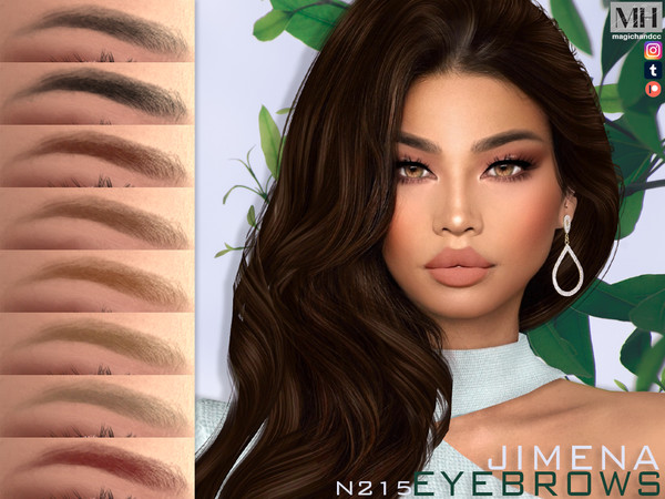 Sims 4 — Jimena Eyebrows N215 by MagicHand — Natural brows in 13 colors - HQ Compatible. Preview - CAS thumbnail Pictures