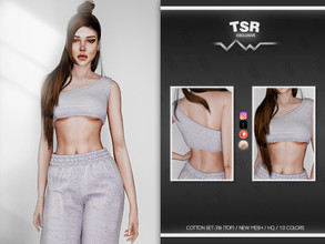Sims 4 — COTTON SET-316 (TOP) BD901 by busra-tr — 10 colors Adult-Elder-Teen-Young Adult For Female Custom thumbnail