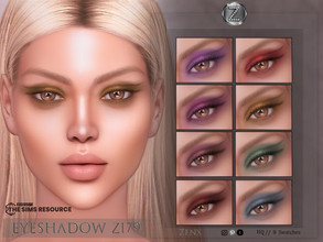 Sims 4 — EYESHADOW Z179 by ZENX — -Base Game -All Age -For Female -8 colors -Works with all of skins -Compatible with HQ