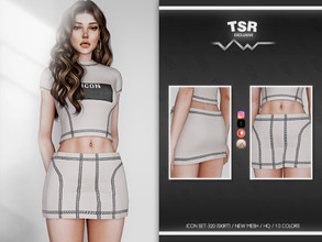 Sims 4 — ICON SET-320 (SKIRT) BD910 by busra-tr — 10 colors Adult-Elder-Teen-Young Adult For Female Custom thumbnail