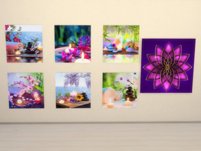 Sims 4 — Spa Paintings by yuxmara2710 —  Spa Paintings