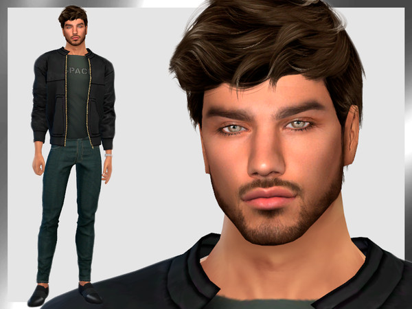 Sims 4 — Davide Barbieri by DarkWave14 — Download all CC's listed in the Required Tab to have the sim like in the