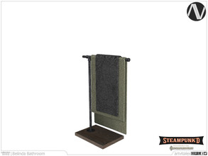 Sims 3 — Steampunked | Belinda Towel Holder Stand by ArtVitalex — Bathroom Collection | All rights reserved | Belong to