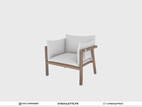 Sims 4 — Advent 2022 - Living chair by Syboubou — Modern and design minimalist living hair
