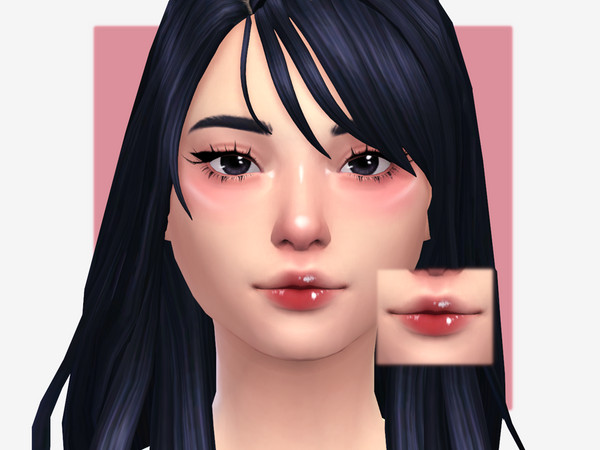 Sims 4 — Maya Lipgloss by Sagittariah — base game compatible 6 swatches properly tagged enabled for all occults (except