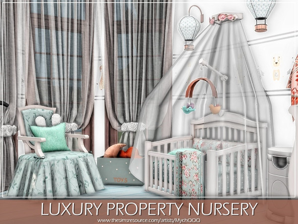 Sims 4 — Luxury Property Nursery by MychQQQ — Value: $ 8,983 Size: 4x7